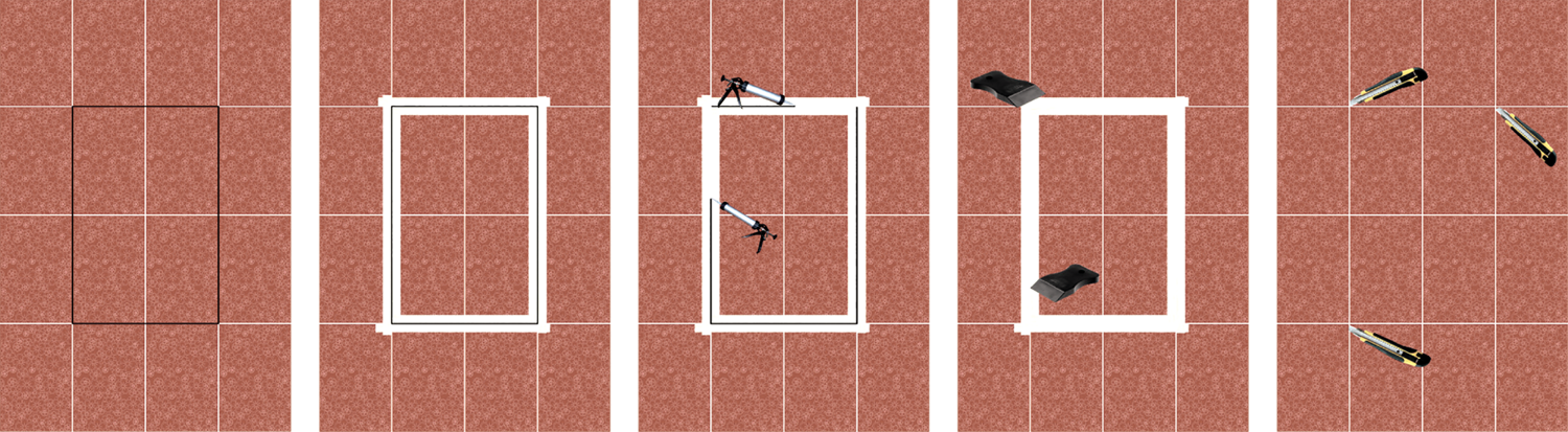 Как скрыть швы ревизионного люка под плитку? - Люкер, ревизионные ...?